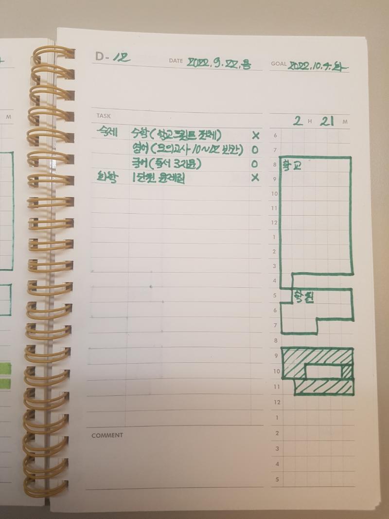 [ 53 ] [ 54 ] [ 55 ] 21일 하루 아팠는데 다음날부터 플레너 존재를 잊어버렸어.. 밀린거 다 올릴게