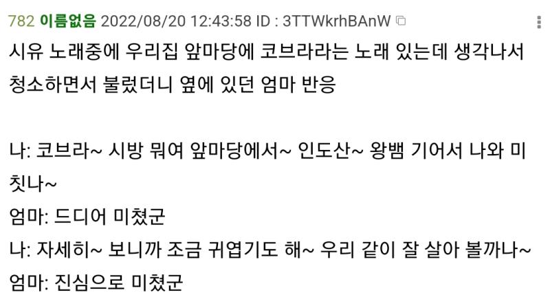2~3번 이어짐 (앵커판 스레)