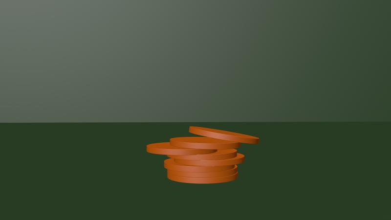 10.12 뭐야 언제 자정 지났대? 아무튼 약 한시간 정도 만든 포커칩 c4d 작업 맵핑이나 그런 건 제대로 안됐지만 일단 기본 틀 잡아놓음 이