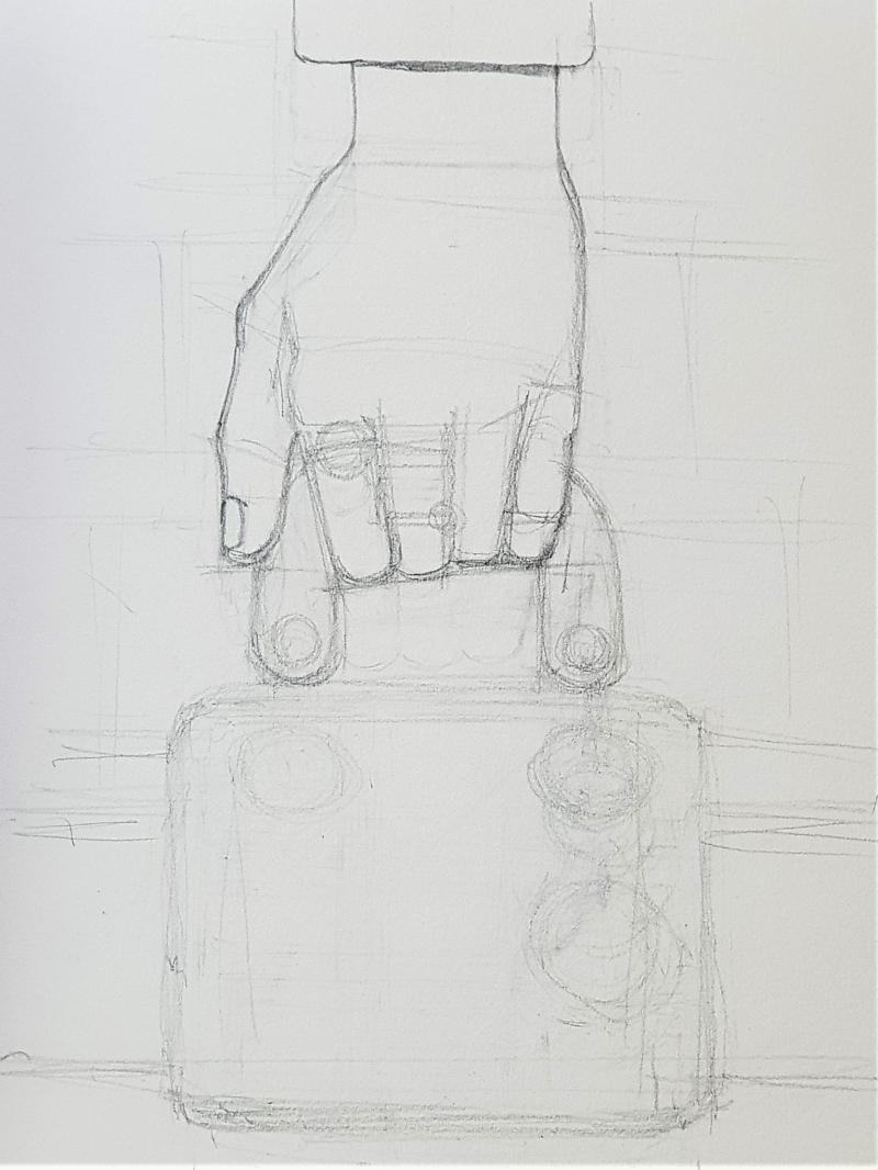조급함 = 게으름이므로 천천히 그리기 그림 목적 계속 생각하기 현재 관찰력, 형태력, 그림 전체적으로 보는 연습중 묘사 연습 아니므로 자세한 묘