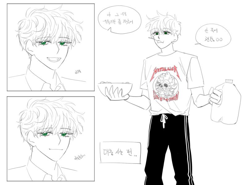 ㄼ 얘 어떻게 그리냐? 그림 그리는 법 다 까먹었네... 갈수록 퇴화하네... 근데 평소에 크로키 1장 안 그리는 오타쿠가 다 그렇죠 뭐 하핫