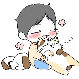 요 친구..점은 없어져도 되고....트레틀 썼어! 일본인이라는 설정이고 고양이는 3년,강아지는 6년째 같이 살고있어! 고등학생이고 머리는 자연!