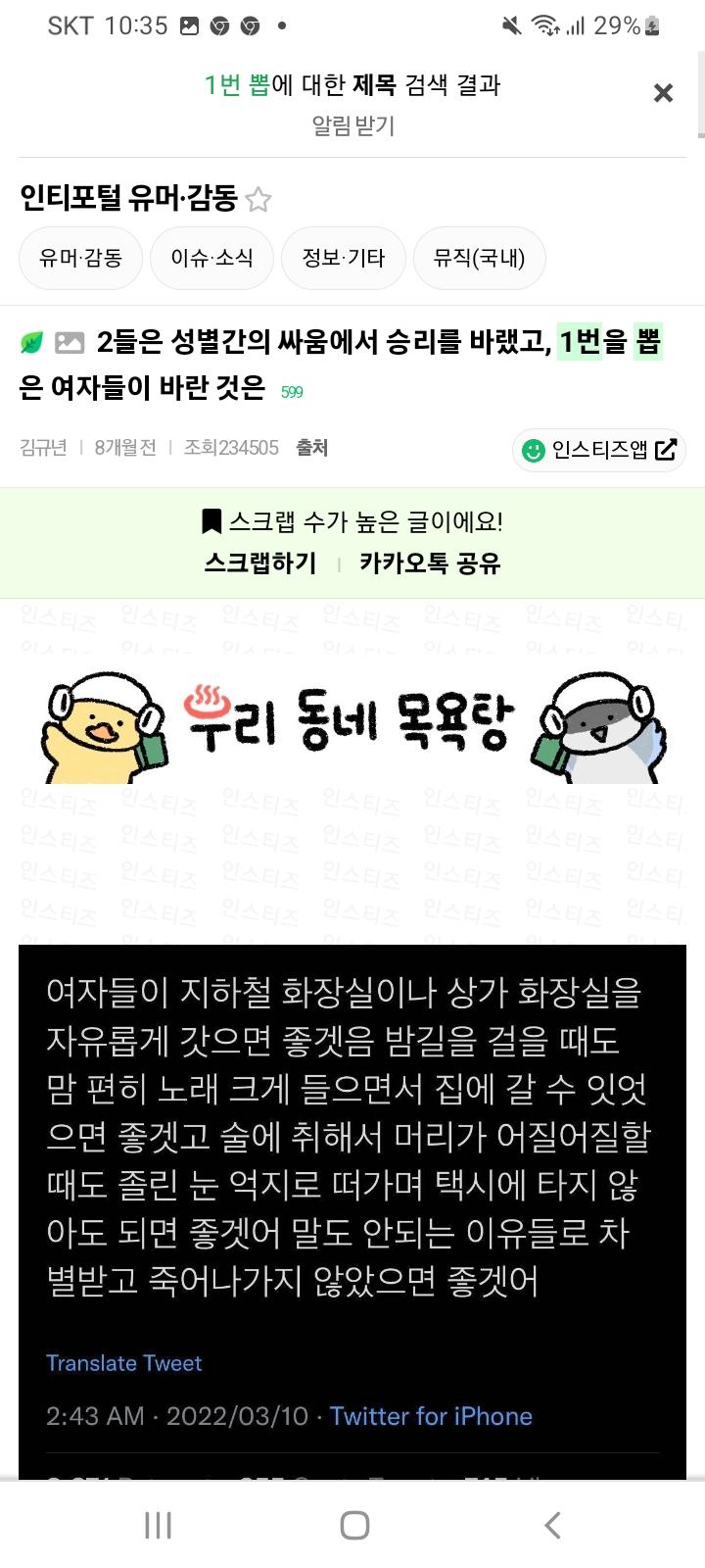 트페미 미화 피해의식