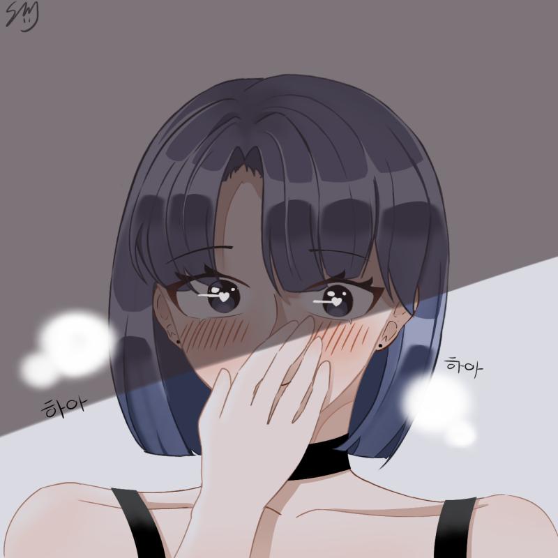 얀데레 느낌으로 그렸는데 뭔가 그 집착하는 분위기?가 잘 안나와서요오.. 좀더 광기가 느껴지는 분위기나 배경같은걸 피드백 해주실 수 있나요🥺