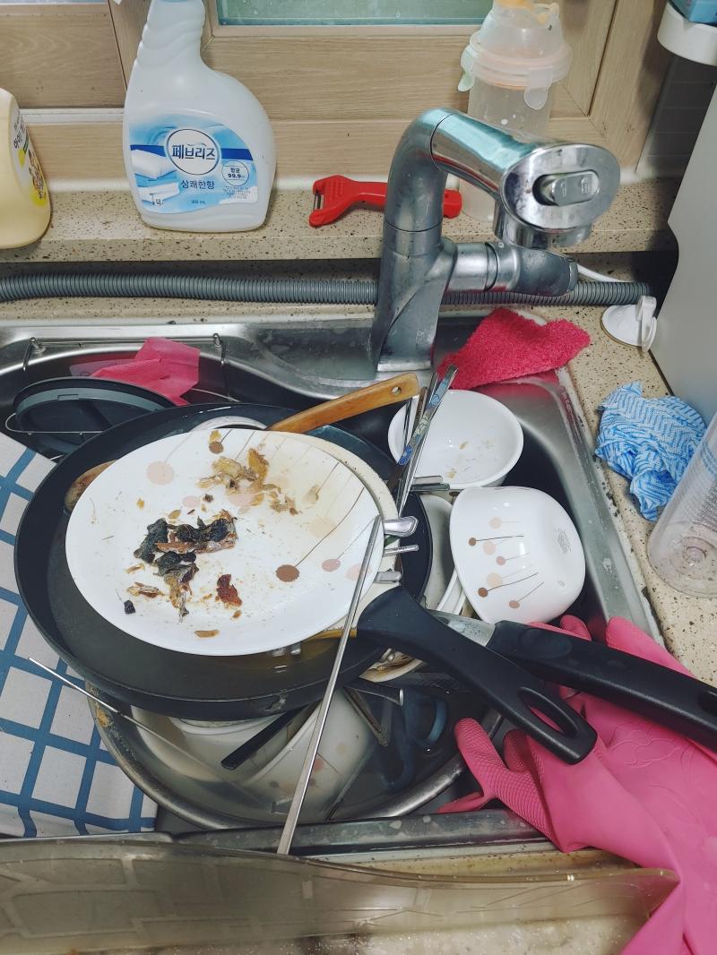 ㅋㅋㅋㅋㅋ? 누가 치우라고 이상태로 캠핑 간거지?