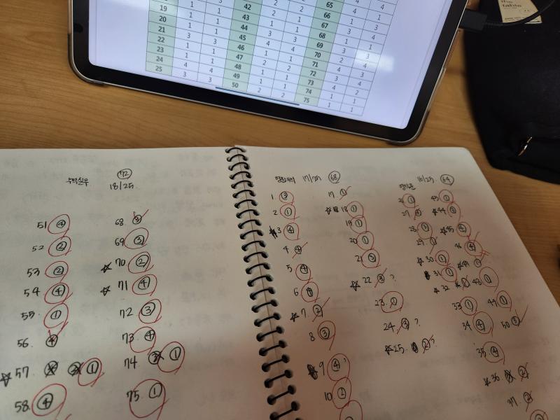 공강 시간에 기출 풀어주기