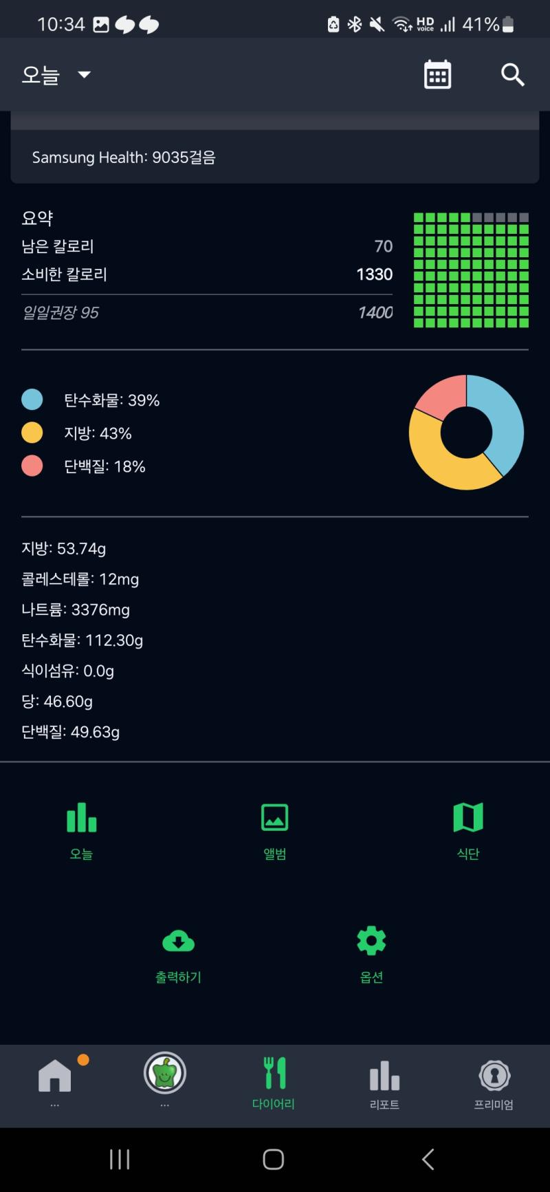 날씨가 선선하니 딱 좋아서 예정보다 10분쯤 더 뛰었다