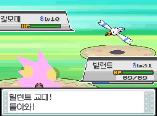 빌런트 교대! 돌아와! 가랏! 이그나시오! 상대 갈모매의 쪼아대기 공격! 이그나시오는 무엇을 할까? >>97 싸운다: 더블니들20/거품광선20/