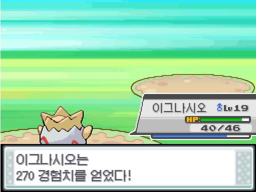 이그나시오의 누르기! 상대 갈모매는 쓰러졌다! 이그나시오는 270 경험치를 얻었다! 빌런트는 270 경험치를 얻었다! 포켓몬 트레이너 연가람의