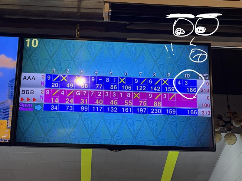 look at the score I got