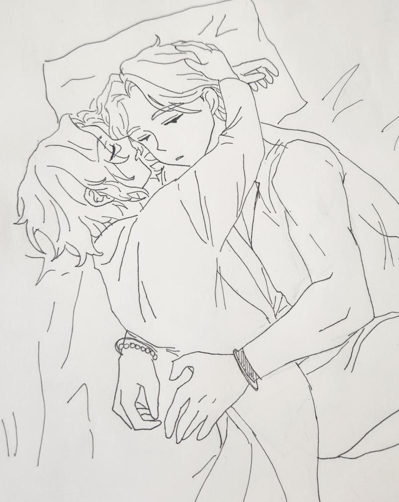 둘이 그만 싸우고 같이 잠이나 자시길 바랍니다
