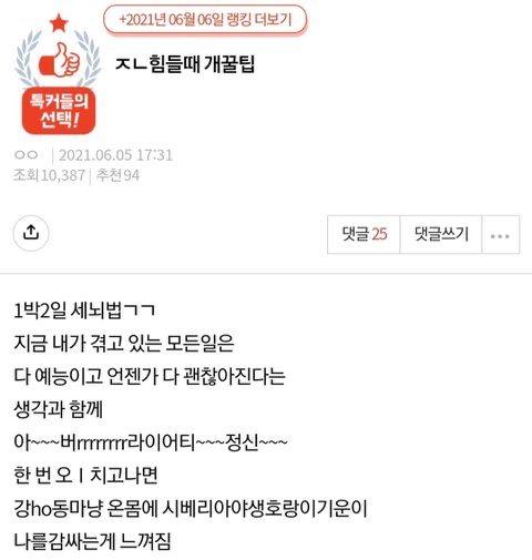 ~ 버라이어티 정신으로 살기 ~