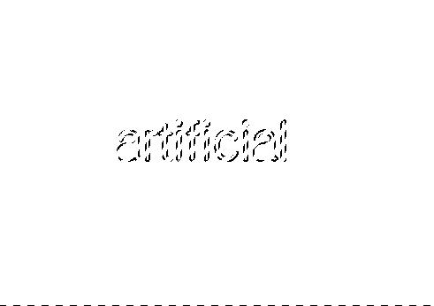 ★aritificial 포토샵 간만에해서 다 잊어버렸다... 글꼴은 바뀌었을수도...?