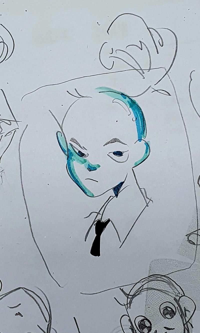 낙서 대머리