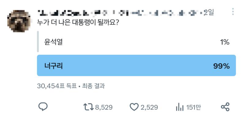 트위터 사람들은 뭐가 문제일까 유명한 봇들마저도 자기 정치 사상이 무조건 우월하다는 생각을 막 드러냄... 이런건 니네 비계가서 말하라고....
