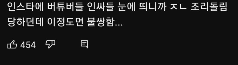 버튜버 인식 이 두개 댓글이 제일 강력했음