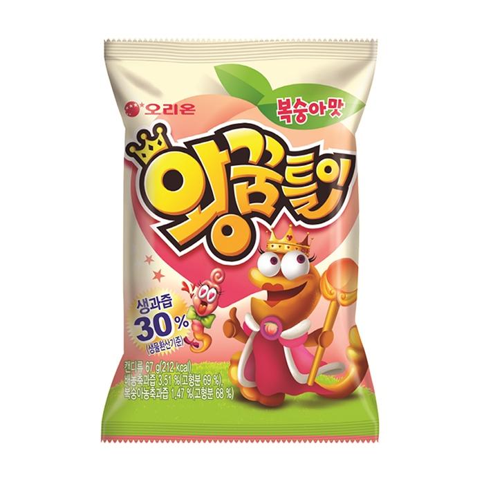 사진을 3개까지만 첨부가능하다니 아쉽다 이것이 그 왕꿈틀이 복숭아맛 only 얘가 딸기맛 몰아냈어...ㅠㅠㅠ