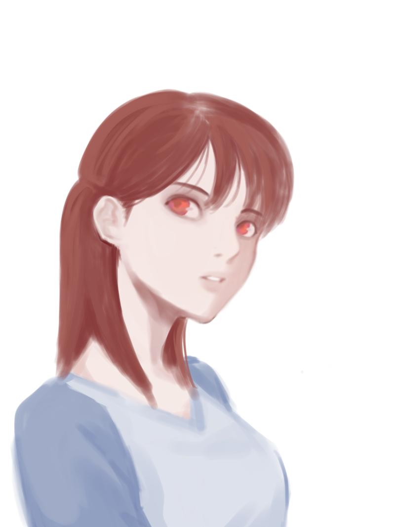 아직도 여기까지 밖에 안그림~ 종이로는 여러가지 그렸는데 찍어올리기 귀찮다