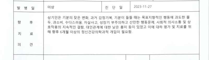 정신과라 그런건진 모르겠지만, 타 병원에서는 그냥 간단하게 삑 쓰고 끝나는 경우가 대다수라면 정신과는 의사가 직접 본인 손모가지 걸고 쓰는 느낌