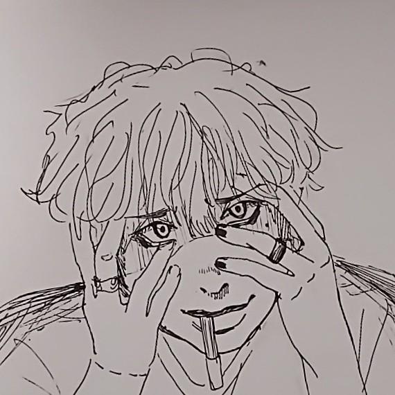 중2병 남자.치킨먹으러 간다