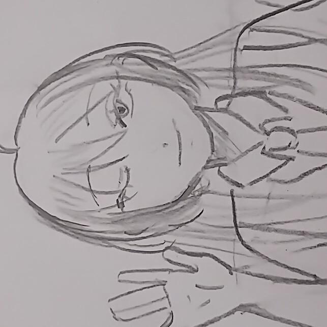 ㅈ나 급하게 그린그림.여자 8분남았네;