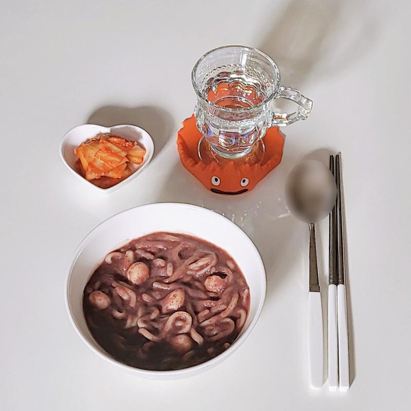 팥칼국수🍜 💬 엄마의 팥칼국수❤️
