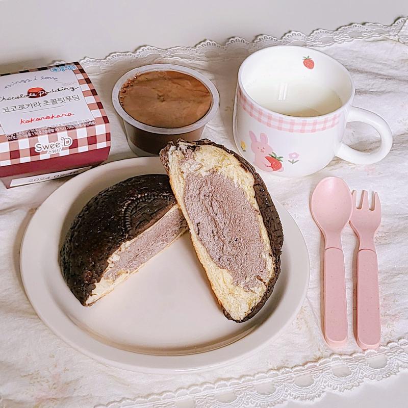 연세우유 쿠키앤생크림빵🍩 코코로카라 초콜릿푸딩🍫 💬 쿠앤크는 사랑이고 푸딩을 좀 실망..