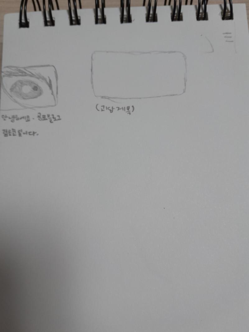 미안 방금 나와서 급하게 그리다 보니까 잘은 못그렸어...