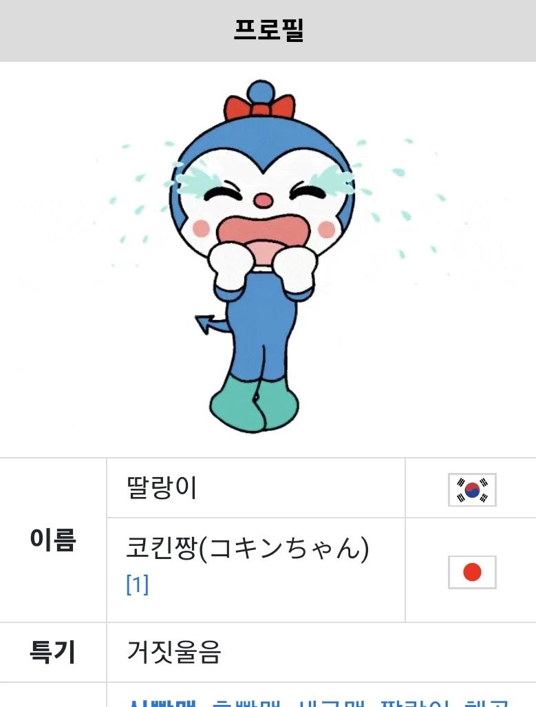 어릴 때 호빵맨에 나오는 세균맨여(자사람)친(구) 이름이 딸랑이 인 줄 알았는데 작중 딸랑이는 따로 있었네? 심지어 짤랑이 동생ㅋㅋㅋㅋㅋㅋㅋㅋㅋ