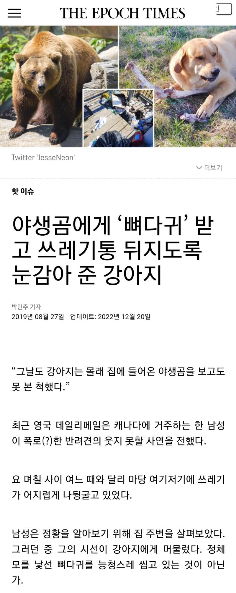 강아지의 비밀스러운 거래