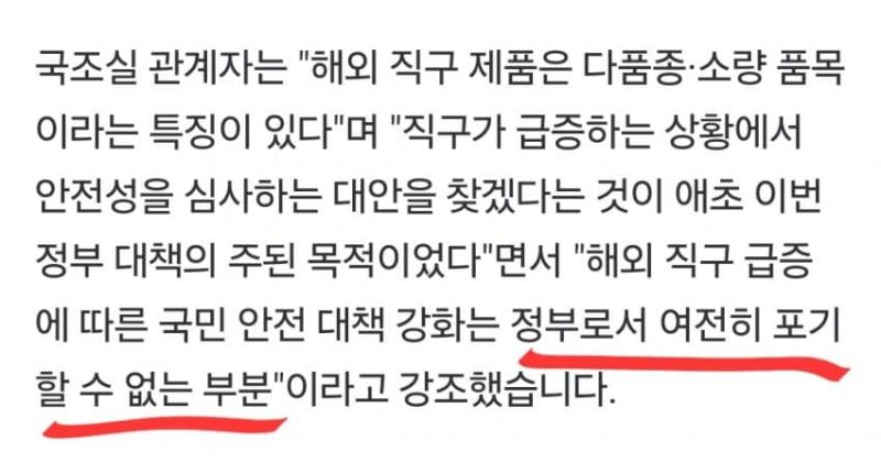 결국 직구 규제 강행+ 그놈의 플랫폼 ㅋㅋㅋㅋㅋㅋ