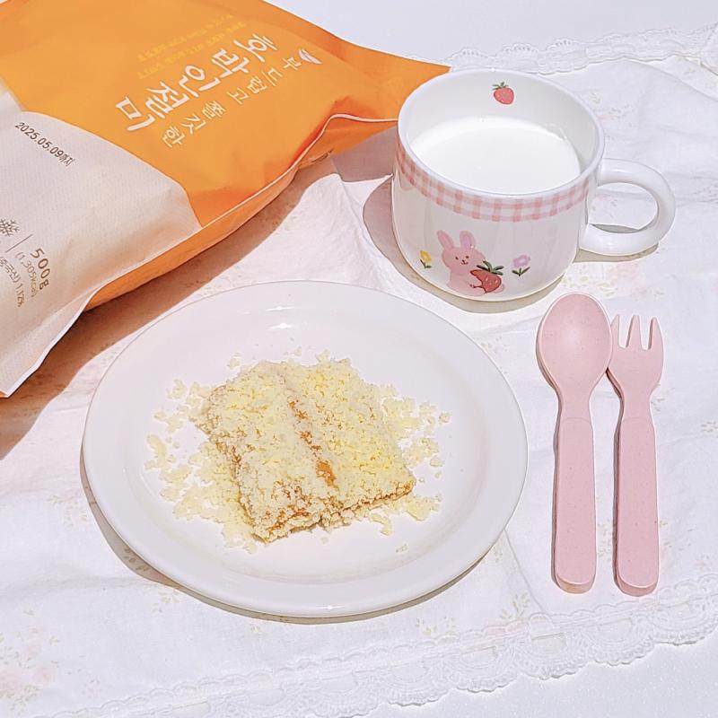 창억떡 호박인절미🎃 우유🥛 💬 이거 너무 마싯떠..