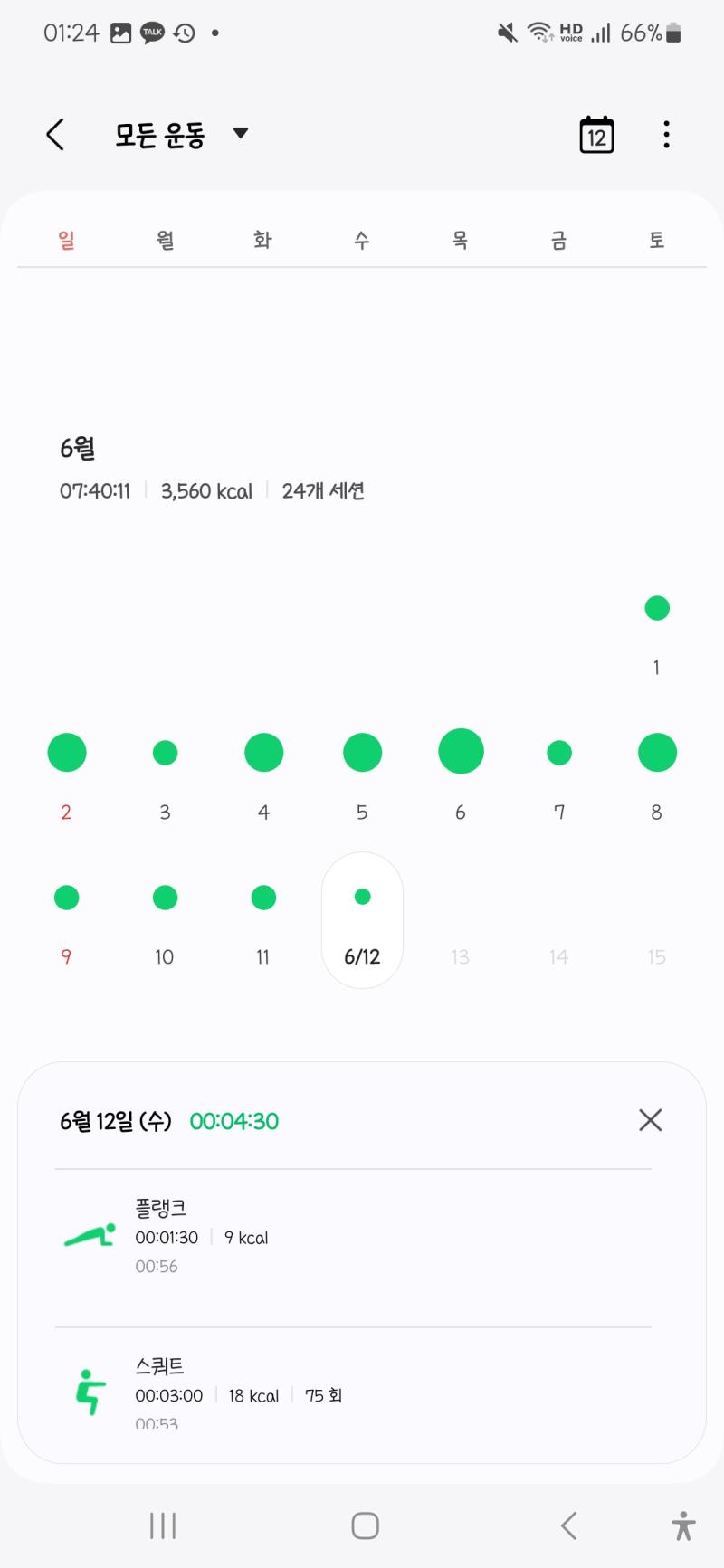 플랭크 30초로 늘렸더니 허리아픔. 다시 25초로 해야지