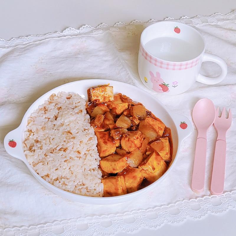 마파두부🍛 💬 1일의 월요일이란거슨 다짐을 시작하라는 계시 식단과 운동을 다시 시작해보장 +마파두부하면 엔젤비트 생각나..ㅋㅋㅋ