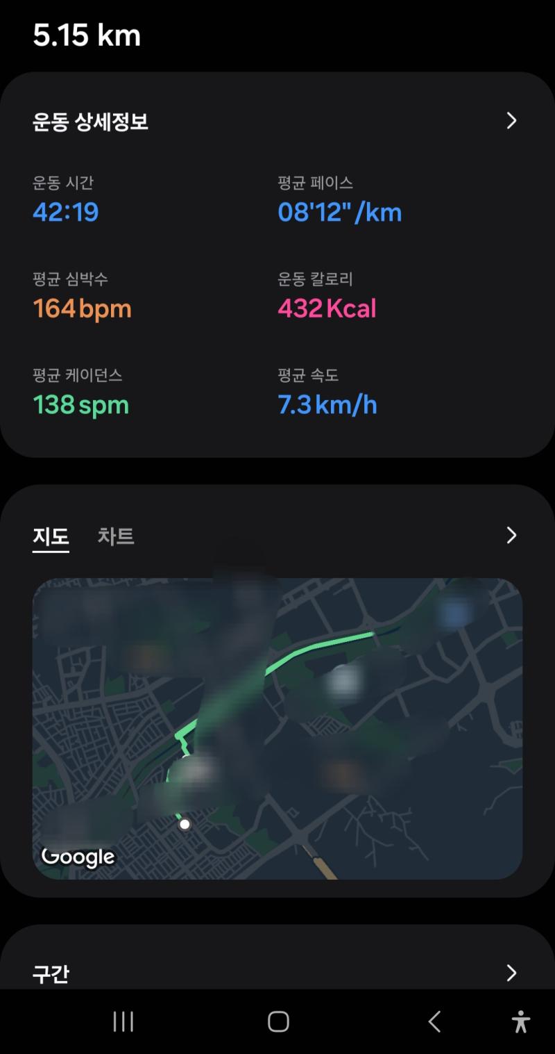 오랜만에 달리기햇어 기분 개굿