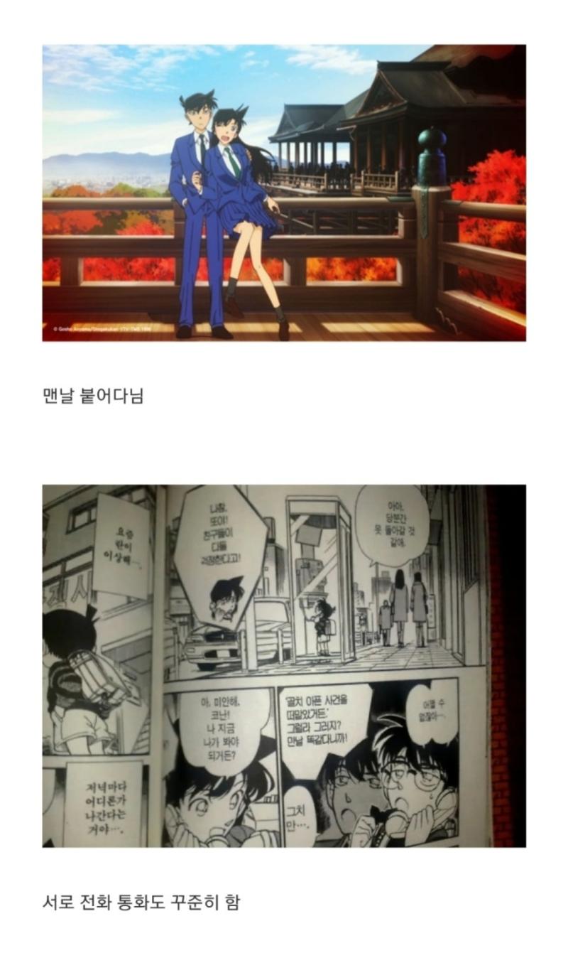 누가 뭐래도 코난 공식 커플인 애들