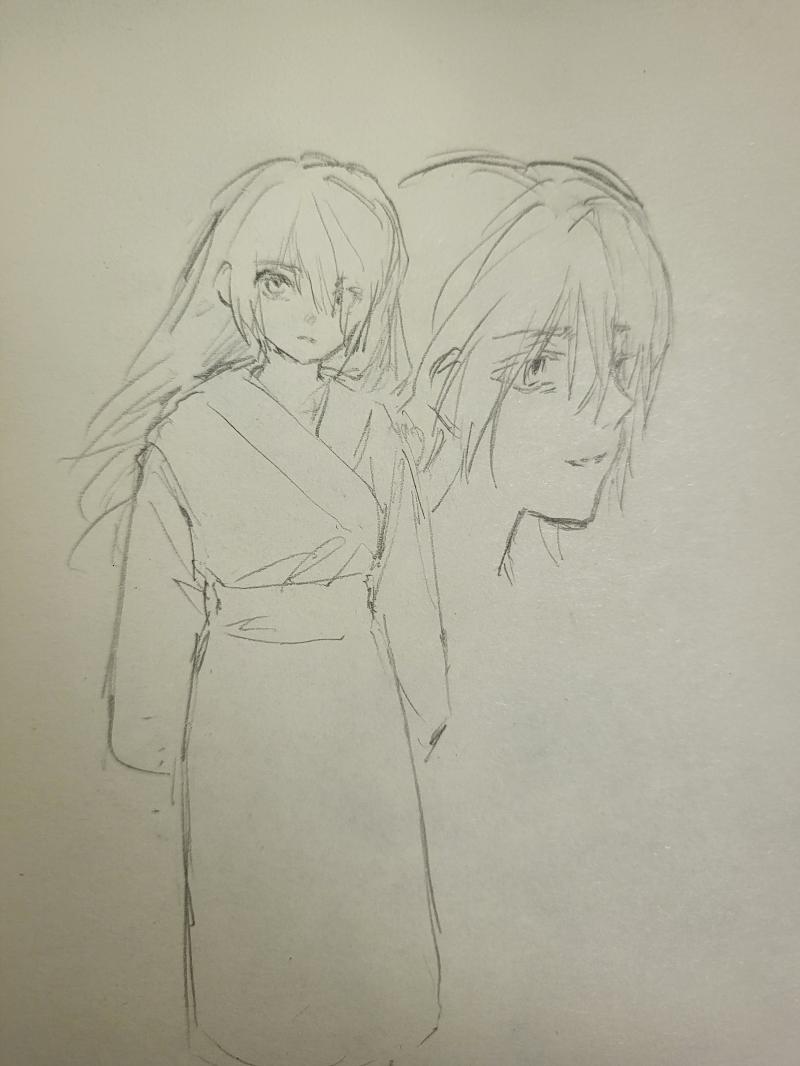 혼자서 낙서한거다보니 어디서 줏어넣은 웹툰트레나 인터넷에 돌아다니는 그림 트레 낙서 가끔 잇을수도...
