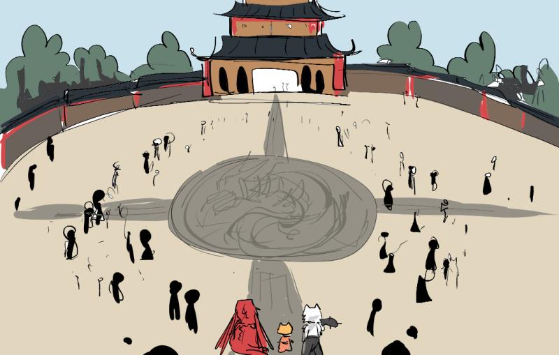 ...나와 코코타, 그리고 데우스는 닌자 대전이 열리는 곳에 도착했다. "그런데 데우스, 너 계속 여기 있을 거야? 설녀는 어쩌고?" "설녀님은