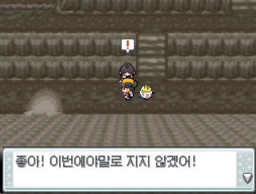연가람은 괴력으로 밀 수 있는 바위를 밀지 않고 계속해서 길을 걸었다. "좋아! 이번에야말로 지지 않겠어!" 절구산에서 포켓몬과 만날 수 있는