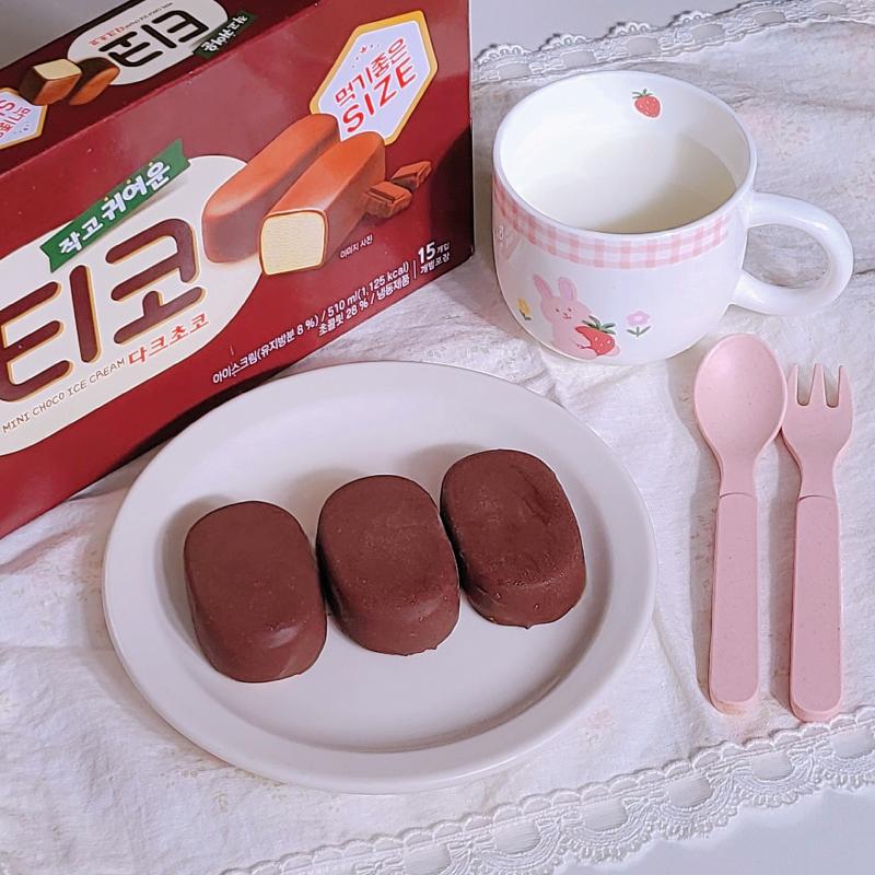 티코🍦 우유🥛 💬 냉동실 털기2 티코 넘 마싯더🥹🩷