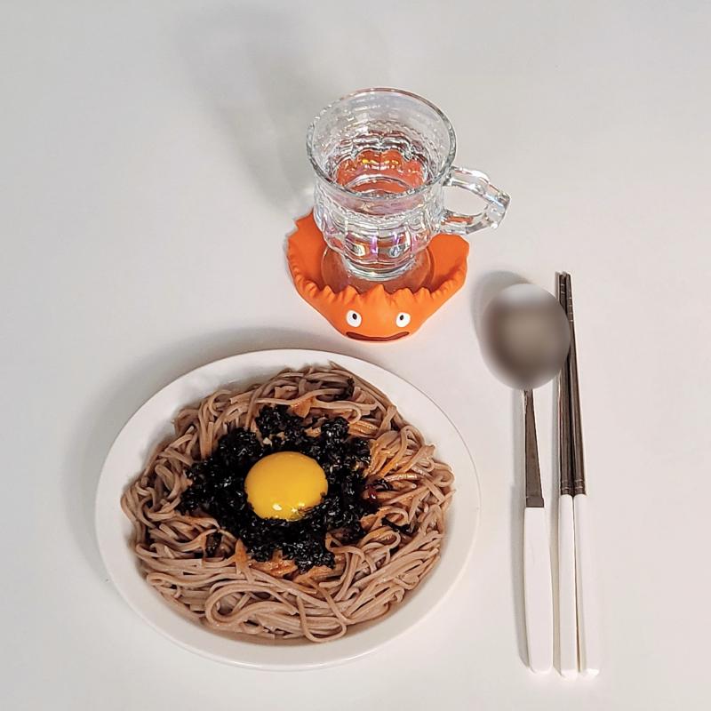 정국 불마요 들기름 막국수🍜 💬 정국 레시피는 맛있긴한데 또 먹구 싶다는 생각이 안 드는듯 그냥 한번 해 봤으니까 됐다 궁금증 해소 약간 이런 
