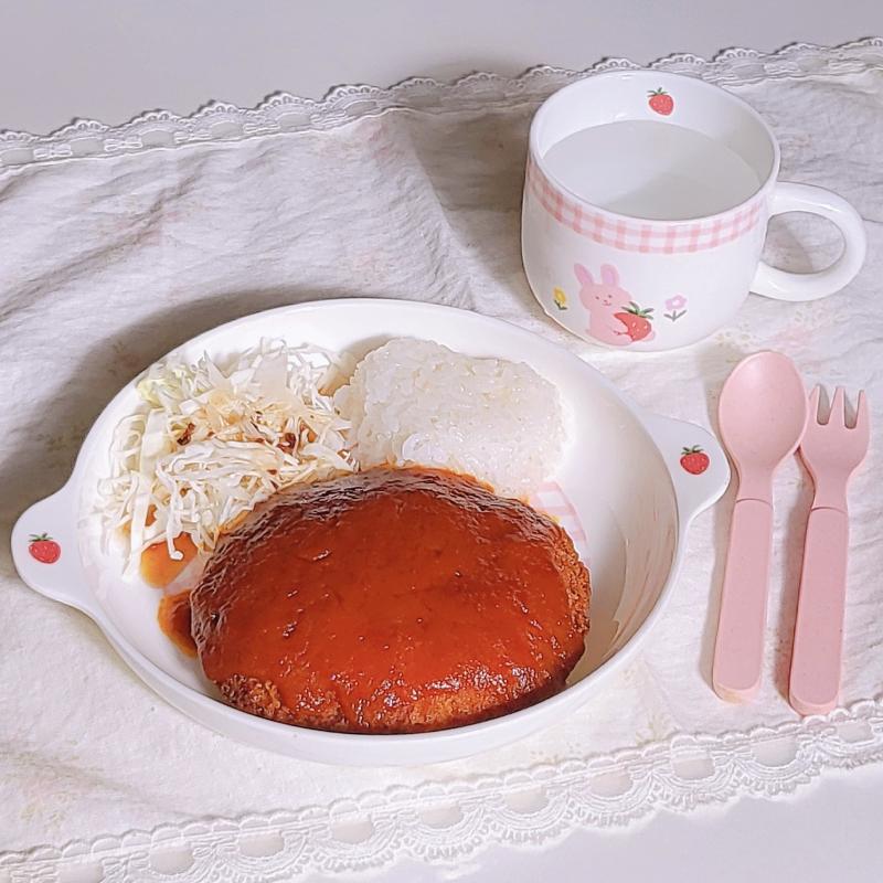 고구마치즈돈까스🥩 💬 이거 꽤괜 에프용으로 나온거라 따로 기름 두를 필요 없이 오븐굽 해줬는데 꽤나 마싯듬 잘 구우면 치즈 쭈욱 늘어나고 바삭함