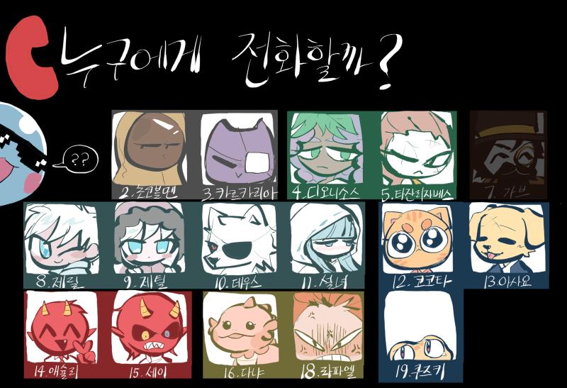달칵- "안녕하신가, 여기는 가브라네!" "안녕 가브씨! 나 파르텔리아나!! 어떻게 지내?" "오, 자네인가! 이거 참 오랜만이구먼! 난 최근에