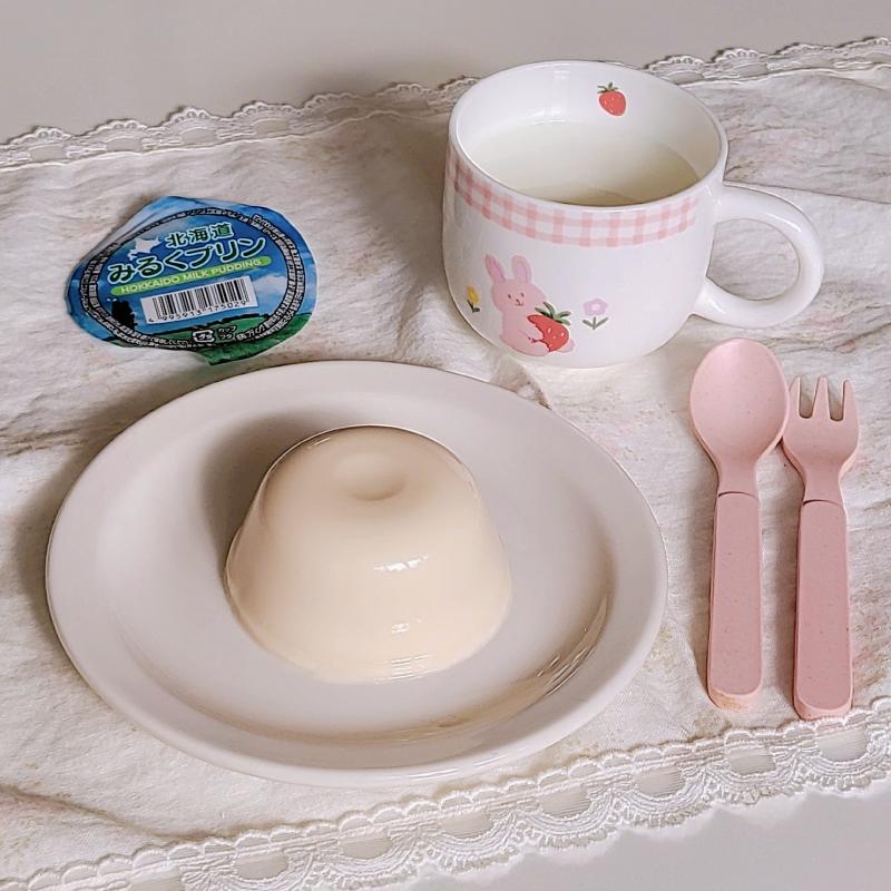 홋카이도 밀크푸딩🍮 풍림 캐러멜 커스터드 푸딩🍮 우유🥛 💬 드디어 머거본 푸딩이들✨️편의점 퀄리티중에는 최고인둡 진짜 푸딩식감🥹🩷맛도 꽤괜이였움
