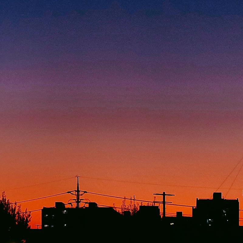 오늘의 예쁜 노을