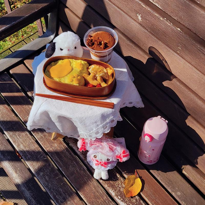 김치볶음밥🍳 만두🥟 치킨너겟🍗 방울토마토🍅 넷플릭스 마롱티라미수🍰 💬 피크닉 다녀 왔쑵니당 가을의 마지막이라고 하고 싶지만 겨울의 시작인..ㅋㅋ
