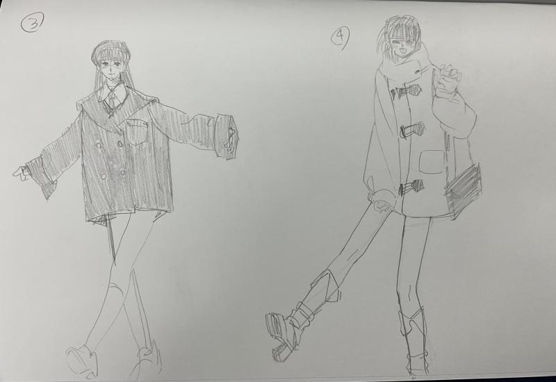 1년 만에 종이에 크로키 연필 못 쓰는 티 팍팍 나네 역시 아날로그는 어려워…