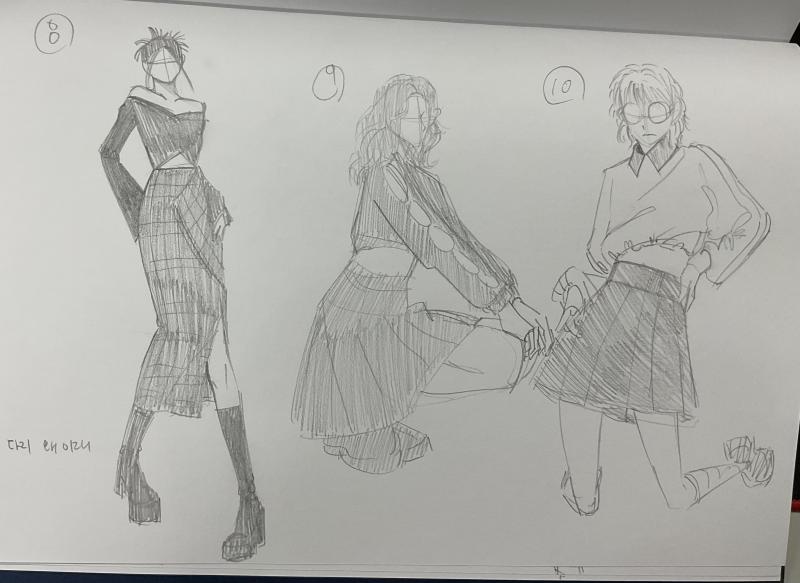 아직은 적응 중~~~ 연필로 선 그으려니까 손이 바들바들 떨리더라
