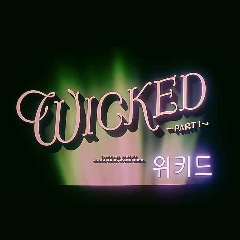 그리고 언니랑 위키드를 봐쑴 오즈의 마법사 내용은 알지만 위키드의 내용은 잘 모르고 popular를 부르는 장면 정도만 아는 정도였는데 너무너무