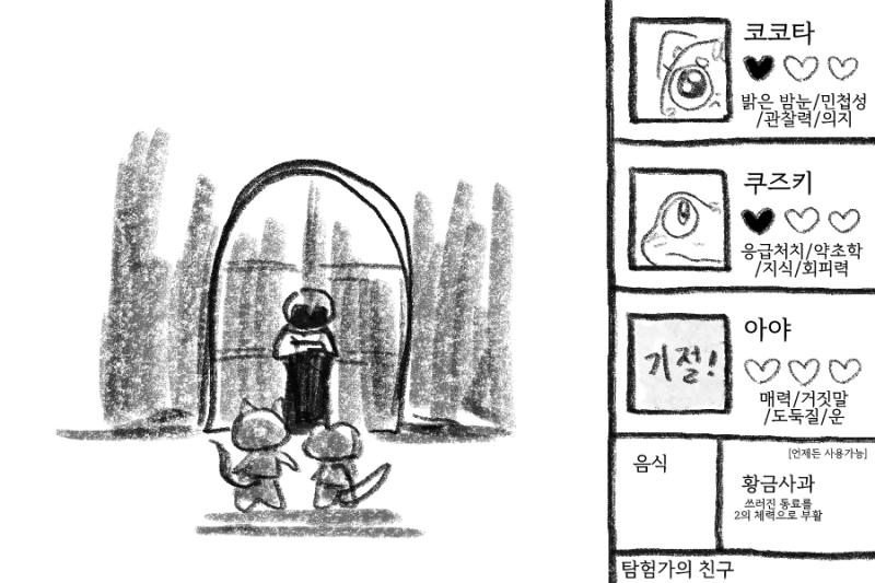 근데 생각해보니까 코코타나 쿠즈키 둘 중 한 명이 쓰러지면 키가 제일 큰 아야가 걔넬 안고 가는 모습으로 그릴려고 했지만 기절한 아야를 어떻게